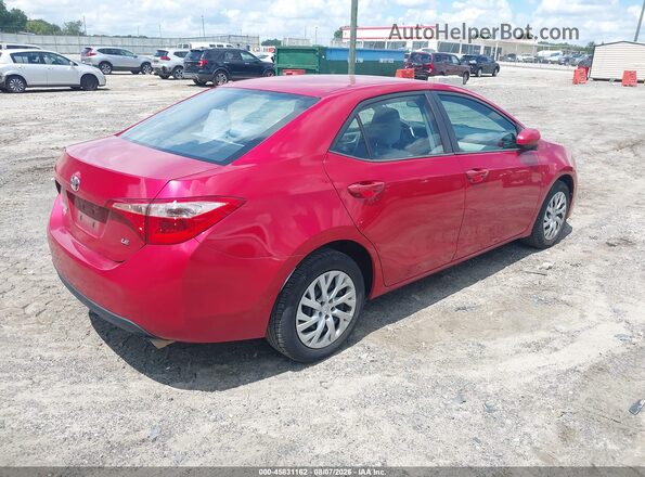 2T1BURHEXJC015761 2018 TOYOTA COROLLA Red Trasero derecho