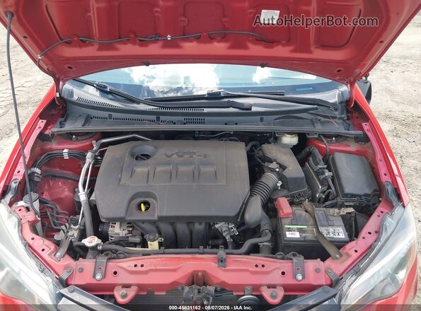 2T1BURHEXJC015761 2018 TOYOTA COROLLA Red Vista trasera