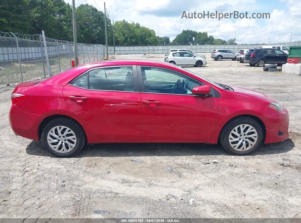 2T1BURHEXJC015761 2018 TOYOTA COROLLA Red Vista interior trasera