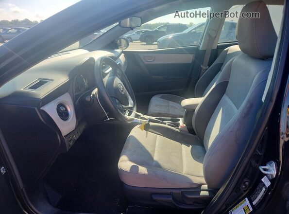 2T1BURHEXJC091612 2018 TOYOTA COROLLA Black Widok wnętrza z przodu
