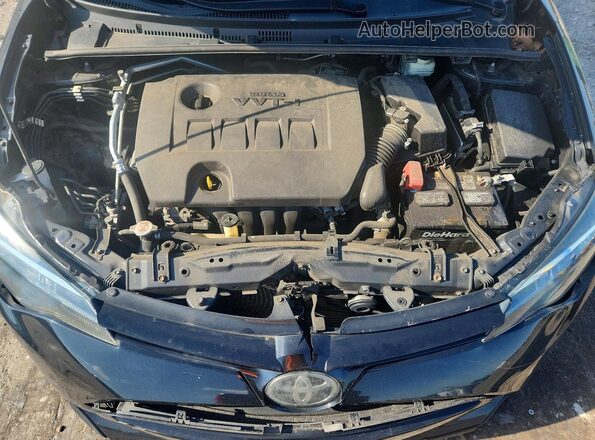 2T1BURHEXJC091612 2018 TOYOTA COROLLA Black Widok wnętrza z tyłu