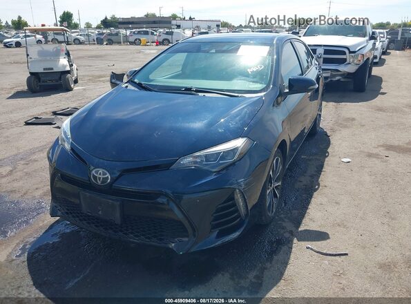2T1BURHEXJC120056 2018 TOYOTA COROLLA Blue Przód lewy