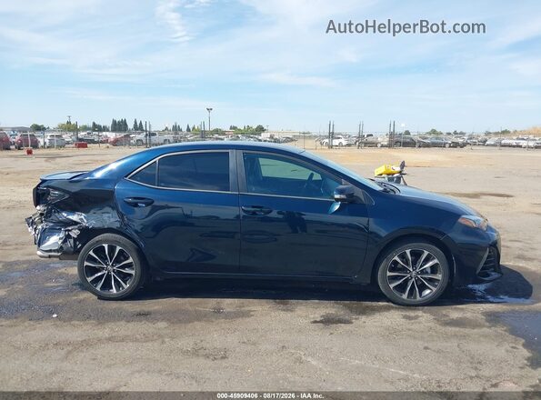 2T1BURHEXJC120056 2018 TOYOTA COROLLA Blue Widok wnętrza z tyłu