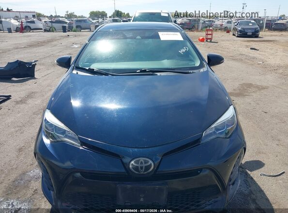 2T1BURHEXJC120056 2018 TOYOTA COROLLA Blue Widok zestawu wskaźników
