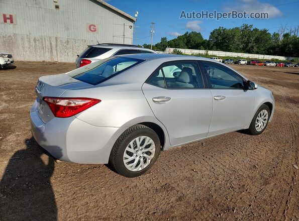2T1BURHEXJC964470 2018 TOYOTA COROLLA Silver Հետևի աջ