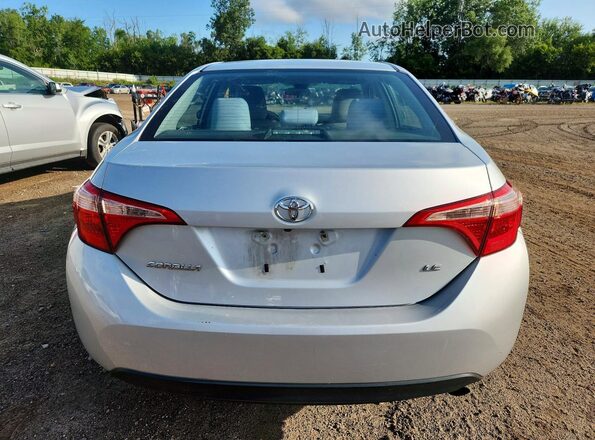 2T1BURHEXJC964470 2018 TOYOTA COROLLA Silver Հետևի տեսք