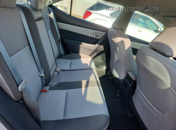 2T1BURHEXJC964470 2018 TOYOTA COROLLA Silver Հետևի նստատեղերի տեսք