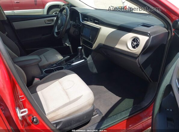 2T1BURHEXJC968857 2018 TOYOTA COROLLA Red Front interior view