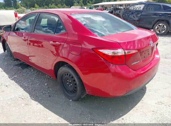2T1BURHEXJC968857 2018 TOYOTA COROLLA Red Rear left