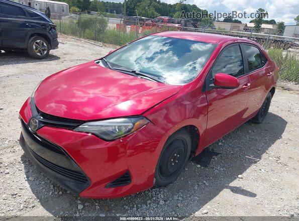 2T1BURHEXJC968857 2018 TOYOTA COROLLA Red Front left