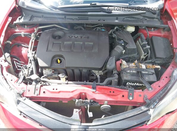 2T1BURHEXJC968857 2018 TOYOTA COROLLA Red Rear view