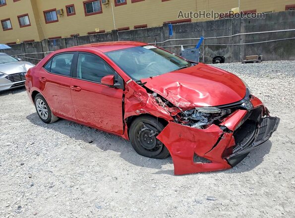 2T1BURHEXKC178735 2019 TOYOTA COROLLA Red წინა მარჯვენა