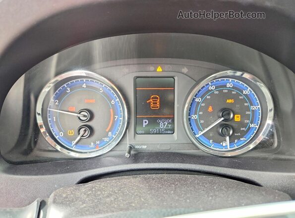 2T1BURHEXKC178735 2019 TOYOTA COROLLA Red ხელსაწყოთა პანელის ხედი