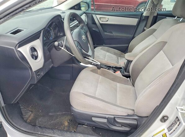 2T1BURHEXKC184437 2019 TOYOTA COROLLA Silver Vista interior delantera