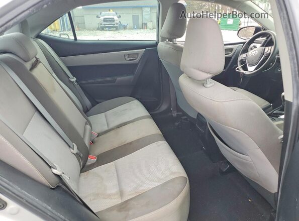 2T1BURHEXKC184437 2019 TOYOTA COROLLA Silver Vista de los asientos traseros