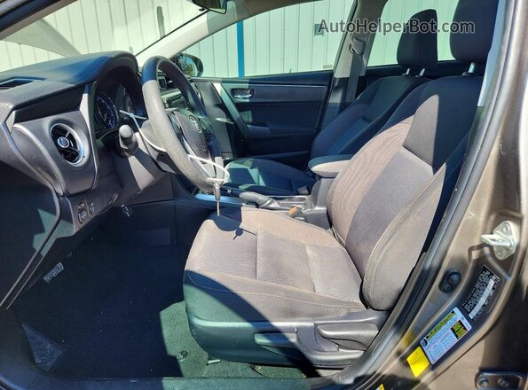 2T1BURHEXKC184583 2019 TOYOTA COROLLA Gray Front interior view