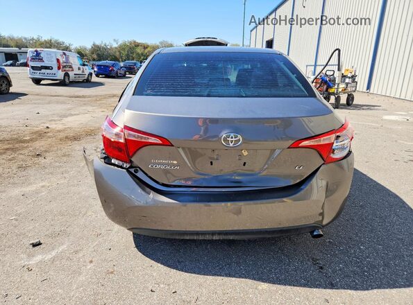 2T1BURHEXKC184583 2019 TOYOTA COROLLA Gray Rear view