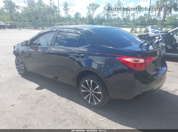 2T1BURHEXKC207988 2019 TOYOTA COROLLA Black Rear left