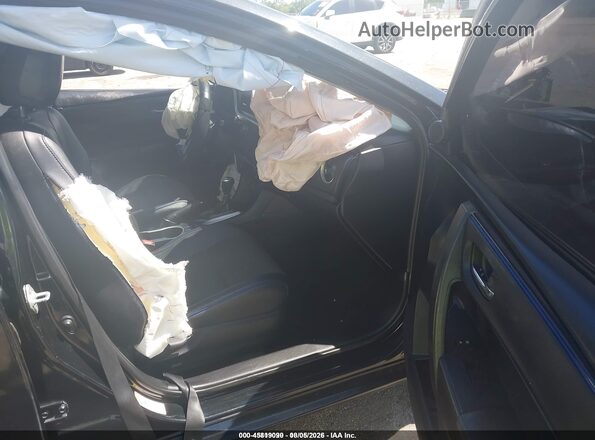 2T1BURHEXKC207988 2019 TOYOTA COROLLA Black Front interior view