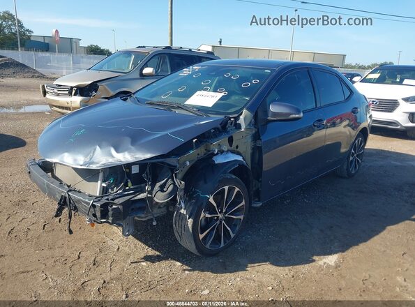 2T1BURHEXKC219767 2019 TOYOTA COROLLA Серый Передняя левая четверть