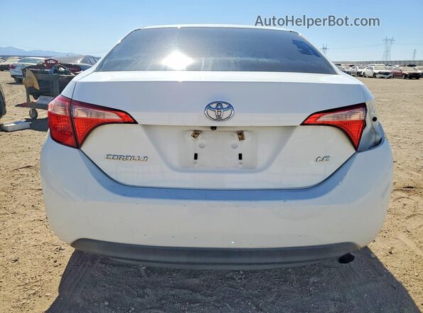 2T1BURHEXKC235600 2019 TOYOTA COROLLA White უკანა ხედი