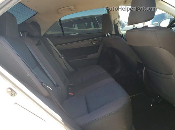 2T1BURHEXKC235600 2019 TOYOTA COROLLA White უკანა სავარძლების ხედი