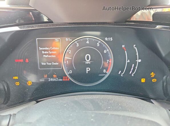 2T2ADCAZ8PC003005 2023 LEXUS NX Silver Սարքավորումների վահանակի տեսք