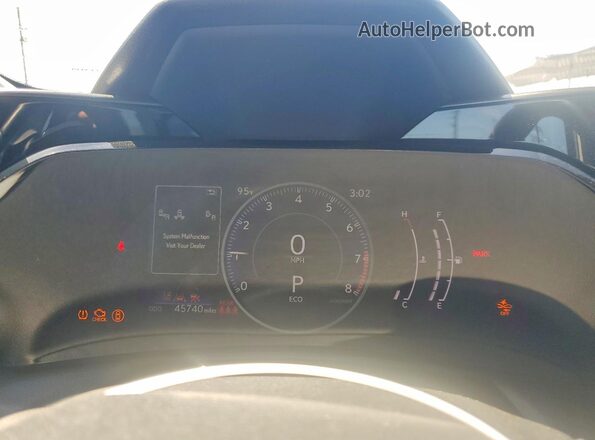 2T2ADCEZ1PC002921 2023 LEXUS NX Gray Widok zestawu wskaźników