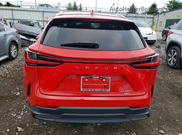 2T2AGCEZ9NC006574 2022 LEXUS NX Красный Вид сзади