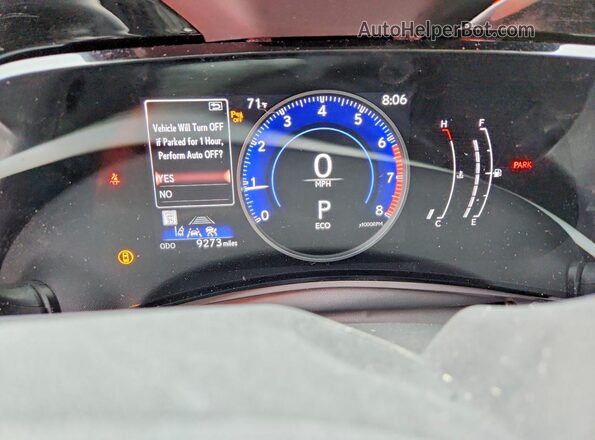 2T2AGCEZXSC071493 2025 LEXUS NX Белый Вид щитка приборов
