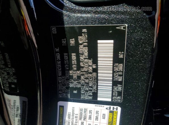 2T2AGCEZXTC113999 2026 LEXUS NX Black Widok naklejki z numerem VIN