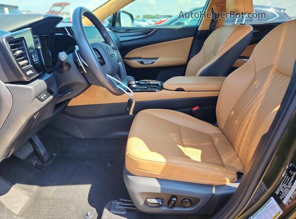 2T2AKCEZ3NC003054 2022 LEXUS NX Green Widok wnętrza z przodu