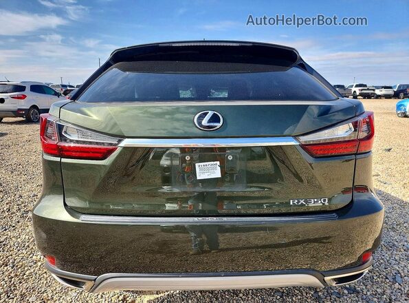 2T2AZMAA8MC214315 2021 LEXUS RX Зеленый Вид сзади