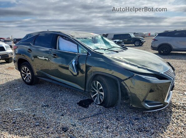 2T2AZMAA8MC214315 2021 LEXUS RX Зеленый Передняя правая четверть