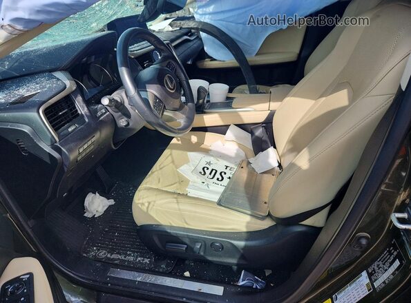2T2AZMAA8MC214315 2021 LEXUS RX Зеленый Вид салона спереди