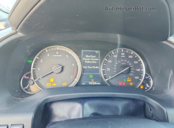 2T2AZMAA9LC165396 2020 LEXUS RX Gray Вид щитка приладів
