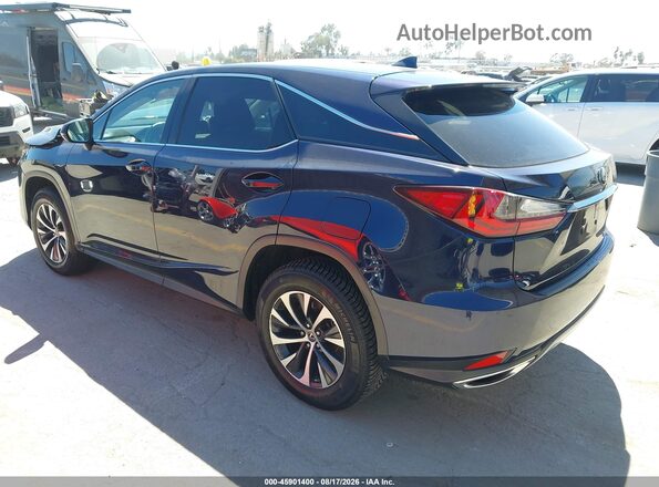 2T2AZMAAXNC226497 2022 LEXUS RX 350 Dark Blue Trasero izquierdo