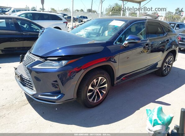 2T2AZMAAXNC226497 2022 LEXUS RX 350 Dark Blue Vista tres cuartos delantera izquierda