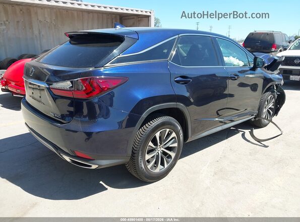 2T2AZMAAXNC226497 2022 LEXUS RX 350 Dark Blue Trasero derecho
