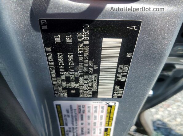2T2BAMBA0RC026566 2024 LEXUS RX Silver Widok naklejki z numerem VIN