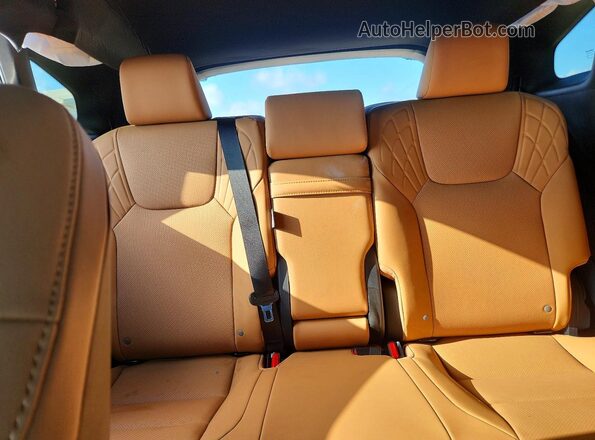 2T2BAMBA0SC063106 2025 LEXUS RX Green Вид задніх сидінь