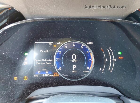 2T2BAMBA2RC039870 2024 LEXUS RX White ხელსაწყოთა პანელის ხედი