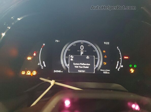 2T2BAMBA3RC039747 2024 LEXUS RX White Widok zestawu wskaźników