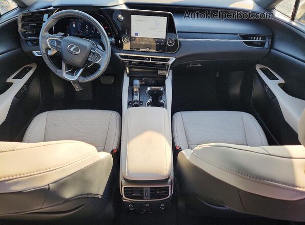 2T2BAMBA5PC004849 2023 LEXUS RX White Dashboard view