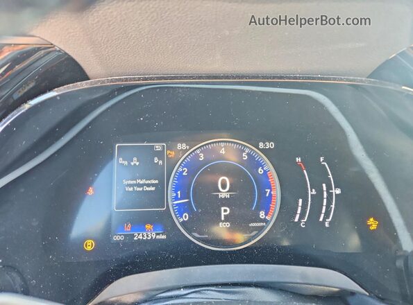2T2BAMBA5PC004849 2023 LEXUS RX White Instrument cluster view