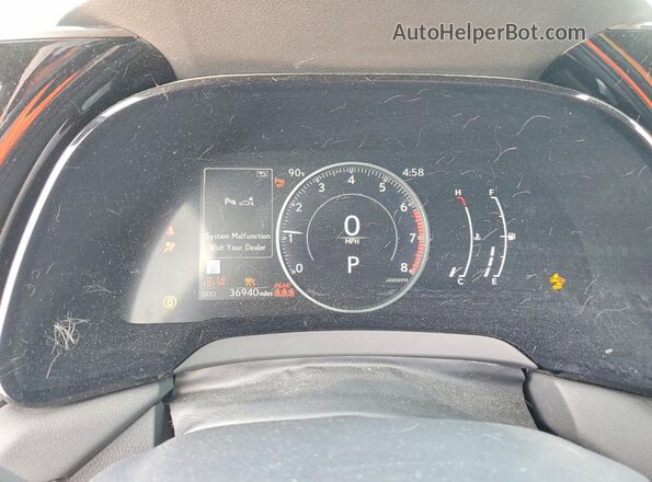 2T2BAMBA5PC005337 2023 LEXUS RX White Instrument cluster view