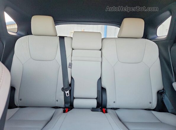 2T2BAMBA5SC053347 2025 LEXUS RX Black Vista de los asientos traseros