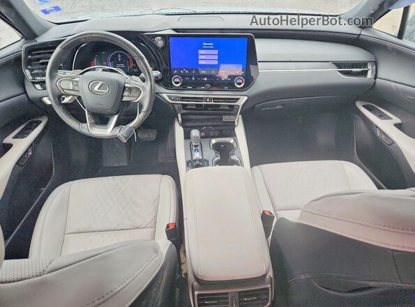 2T2BAMBA7RC037063 2024 LEXUS RX Silver წინა პანელის ხედი