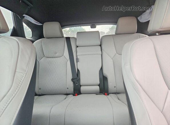 2T2BAMBA7RC037063 2024 LEXUS RX Silver უკანა სავარძლების ხედი