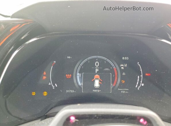 2T2BAMBA9RC031443 2024 LEXUS RX Black Instrument cluster view